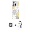 MARSİLYAN™- iPhone 16 Pro Max Kılıf Yörünge Işık Prime - Siyah Bilvis 3X AR Hayalet Cam Ekran Koruyucu + PVD Metal Kamera Lens - GD
