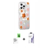 MARSİLYAN™- iPhone 16 Pro Max Kılıf Yörünge Işık Prime - Siyah Bilvis 3X AR HD Cam Ekran Koruyucu + Raze Metal Kamera Lens - BZ