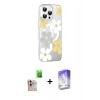 MARSİLYAN™- iPhone 16 Pro Max Kılıf Yörünge Işık Prime - Siyah Bilvis 5in1 3D Magic Cam Ekran Koruyucu + Raze Metal Kamera Lens - NLGY