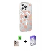 MARSİLYAN™- iPhone 16 Pro Max Kılıf Yörünge Işık Prime - Siyah Bilvis 5in1 3D Magic Cam Ekran Koruyucu + Raze Metal Kamera Lens - NLGY