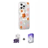 MARSİLYAN™- iPhone 16 Pro Max Kılıf Yörünge Işık Prime - Siyah Bilvis 5in1 3D Magic Cam Ekran Koruyucu + Siyah Bilvis Titan Kamera Lens