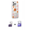 MARSİLYAN™- iPhone 16 Pro Max Kılıf Yörünge Işık Prime - Siyah Bilvis 5in1 5D Magic Hayalet Cam Ekran Koruyucu + Bilvis Titan Kamera Lens - SH