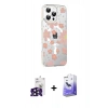 MARSİLYAN™- iPhone 16 Pro Max Kılıf Yörünge Işık Prime - Siyah Bilvis 5in1 5D Magic Hayalet Cam Ekran Koruyucu + Bilvis Titan Kamera Lens - SH