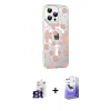 MARSİLYAN™- iPhone 16 Pro Max Kılıf Yörünge Işık Prime - Siyah Bilvis 5in1 5D Magic Hayalet Cam Ekran Koruyucu + Bilvis Titan Kamera Lens - TMGI