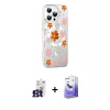 MARSİLYAN™- iPhone 16 Pro Max Kılıf Yörünge Işık Prime - Siyah Bilvis 5in1 5D Magic Hayalet Cam Ekran Koruyucu + Bilvis Titan Kamera Lens - TMGI