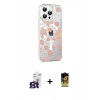MARSİLYAN™- iPhone 16 Pro Max Kılıf Yörünge Işık Prime - Siyah Buffer Cam Ekran Koruyucu + Bilvis Titan Kamera Lens - TMGI