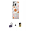 MARSİLYAN™- iPhone 16 Pro Max Kılıf Yörünge Işık Prime - Siyah Buffer Cam Ekran Koruyucu + Bilvis Titan Kamera Lens - TMGI