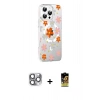 MARSİLYAN™- iPhone 16 Pro Max Kılıf Yörünge Işık Prime - Siyah Buffer Cam Ekran Koruyucu + Pers Alüminyum Kamera Lens - GI