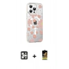 MARSİLYAN™- iPhone 16 Pro Max Kılıf Yörünge Işık Prime - Siyah Buffer Cam Ekran Koruyucu + PVD Metal Kamera Lens - GS