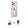 MARSİLYAN™- iPhone 16 Pro Max Kılıf Yörünge Işık Prime - Siyah Buffer Cam Ekran Koruyucu + Bilvis Titan Kamera Lens - SH