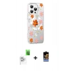 MARSİLYAN™- iPhone 16 Pro Max Kılıf Yörünge Işık Prime - Siyah Buffer Hayalet Cam Ekran Koruyucu + Raze Metal Kamera Lens - BZ