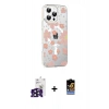 MARSİLYAN™- iPhone 16 Pro Max Kılıf Yörünge Işık Prime - Siyah Buffer Hayalet Cam Ekran Koruyucu + Bilvis Titan Kamera Lens - SH