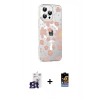 MARSİLYAN™- iPhone 16 Pro Max Kılıf Yörünge Işık Prime - Siyah Buffer Hayalet Cam Ekran Koruyucu + Bilvis Titan Kamera Lens - TMGI
