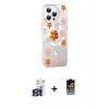 MARSİLYAN™- iPhone 16 Pro Max Kılıf Yörünge Işık Prime - Siyah Buffer Hayalet Cam Ekran Koruyucu + Bilvis Titan Kamera Lens - TMGI