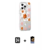 MARSİLYAN™- iPhone 16 Pro Max Kılıf Yörünge Işık Prime - Siyah Buffer Hayalet Cam Ekran Koruyucu + PVD Metal Kamera Lens - SH