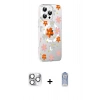 MARSİLYAN™- iPhone 16 Pro Max Kılıf Yörünge Işık Prime - Siyah Joko Magic 5D Cam + Pers Alüminyum Kamera Lens - GS