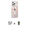 MARSİLYAN™- iPhone 16 Pro Max Kılıf Yörünge Işık Prime - Siyah Joko Magic 5D Hayalet Cam + Pers Alüminyum Kamera Lens - GS