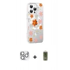 MARSİLYAN™- iPhone 16 Pro Max Kılıf Yörünge Işık Prime - Siyah Joko Magic 5D Hayalet Cam + Pers Alüminyum Kamera Lens - GS