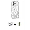 MARSİLYAN™- iPhone 16 Pro Max Kılıf Yörünge Işık Prime - Siyah Joko Magic 5D Hayalet Cam + Pers Alüminyum Kamera Lens - GS
