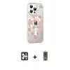 MARSİLYAN™- iPhone 16 Pro Max Kılıf Yörünge Işık Prime - Siyah Joko Magic 5D Hayalet Cam + PVD Metal Kamera Lens - GS