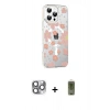 MARSİLYAN™- iPhone 16 Pro Max Kılıf Yörünge Işık Prime - Siyah Joko Magic 5D Hayalet Cam + Pers Alüminyum Kamera Lens - GI