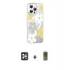 MARSİLYAN™- iPhone 16 Pro Max Kılıf Yörünge Işık Prime - Siyah Joko Magic 5D Hayalet Cam + PVD Metal Kamera Lens - SH
