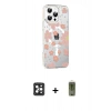MARSİLYAN™- iPhone 16 Pro Max Kılıf Yörünge Işık Prime - Siyah Joko Magic 5D Hayalet Cam + PVD Metal Kamera Lens - SH