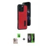 MARSİLYAN™- iPhone 16 Pro Max Kılıf Yörünge Işık Serisi - Şeffaf 360 Full Body Arka Koruyucu + Raze Metal Kamera Lens - NLGY