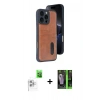MARSİLYAN™- iPhone 16 Pro Max Kılıf Yörünge Işık Serisi - Şeffaf 360 Full Body Arka Koruyucu + Raze Metal Kamera Lens - BZ