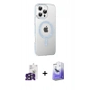 MARSİLYAN™- iPhone 16 Pro Max Kılıf Yörünge Koleksiyonu - Siyah Bilvis 5in1 5D Magic Hayalet Cam Ekran Koruyucu + Bilvis Titan Kamera Lens - SH