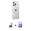 MARSİLYAN™- iPhone 16 Pro Max Kılıf Yörünge Koleksiyonu - Siyah Bilvis 5in1 5D Magic Hayalet Cam Ekran Koruyucu + Bilvis Titan Kamera Lens - TMGI