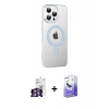 MARSİLYAN™- iPhone 16 Pro Max Kılıf Yörünge Koleksiyonu - Siyah Bilvis 5in1 5D Magic Hayalet Cam Ekran Koruyucu + Bilvis Titan Kamera Lens - GS