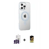 MARSİLYAN™- iPhone 16 Pro Max Kılıf Yörünge Koleksiyonu - Siyah Buffer Cam Ekran Koruyucu + Bilvis Titan Kamera Lens - GS