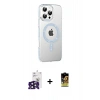 MARSİLYAN™- iPhone 16 Pro Max Kılıf Yörünge Koleksiyonu - Siyah Buffer Cam Ekran Koruyucu + Bilvis Titan Kamera Lens - SH