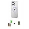 MARSİLYAN™- iPhone 16 Pro Max Kılıf Yörünge Koleksiyonu - Siyah Joko Magic 5D Hayalet Cam + Raze Metal Kamera Lens - CLTM