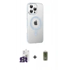 MARSİLYAN™- iPhone 16 Pro Max Kılıf Yörünge Koleksiyonu - Siyah Joko Magic 5D Hayalet Cam + Bilvis Titan Kamera Lens - GS