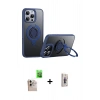 MARSİLYAN™- iPhone 16 Pro Max Kılıf Zirve Çizgi Prime - Siyah Bilvis 3D Cam Ekran Koruyucu + Raze Metal Kamera Lens - NLGY
