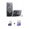MARSİLYAN™- iPhone 16 Pro Max Kılıf Zirve Çizgi Prime - Siyah Bilvis 5in1 5D Magic Hayalet Cam Ekran Koruyucu + Bilvis Titan Kamera Lens - GS