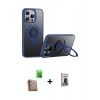 MARSİLYAN™- iPhone 16 Pro Max Kılıf Zirve Çizgi Prime - Siyah Bilvis Hayalet Cam Ekran Koruyucu + Raze Metal Kamera Lens - CLTM