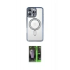 MARSİLYAN™- iPhone 16 Pro Max Kılıf Zirve Doku Prime - Şeffaf 360 Full Body Arka Koruyucu
