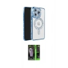 MARSİLYAN™- iPhone 16 Pro Max Kılıf Zirve Doku Prime - Şeffaf 360 Full Body Arka Koruyucu