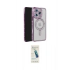 MARSİLYAN™- iPhone 16 Pro Max Kılıf Zirve Doku Prime - Şeffaf Pasifik Cam Ekran Koruyucu
