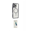 MARSİLYAN™- iPhone 16 Pro Max Kılıf Zirve Doku Prime - Şeffaf Pasifik Cam Ekran Koruyucu