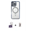 MARSİLYAN™- iPhone 16 Pro Max Kılıf Zirve Doku Prime - Siyah Bilvis 3D Cam Ekran Koruyucu + Bilvis Titan Kamera Lens - GS