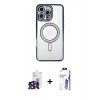 MARSİLYAN™- iPhone 16 Pro Max Kılıf Zirve Doku Prime - Siyah Bilvis 3X AR HD Cam Ekran Koruyucu + Bilvis Titan Kamera Lens - SH