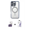 MARSİLYAN™- iPhone 16 Pro Max Kılıf Zirve Doku Prime - Siyah Bilvis 3X AR HD Cam Ekran Koruyucu + Bilvis Titan Kamera Lens - GS