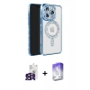 MARSİLYAN™- iPhone 16 Pro Max Kılıf Zirve Doku Prime - Siyah Bilvis 5in1 3D Magic Cam Ekran Koruyucu + Bilvis Titan Kamera Lens - SH