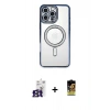 MARSİLYAN™- iPhone 16 Pro Max Kılıf Zirve Doku Prime - Siyah Buffer Cam Ekran Koruyucu + Bilvis Titan Kamera Lens - TMGI