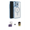 MARSİLYAN™- iPhone 16 Pro Max Kılıf Zirve Doku Prime - Siyah Buffer Cam Ekran Koruyucu + Bilvis Titan Kamera Lens - SH