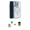 MARSİLYAN™- iPhone 16 Pro Max Kılıf Zirve Doku Prime - Siyah Buffer Cam Ekran Koruyucu + Natural Grey Raze Metal Kamera Lens